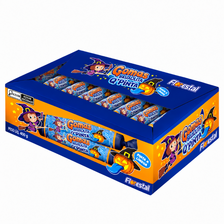 Bala de Goma Tubo Bruxolita C/30 de 27g