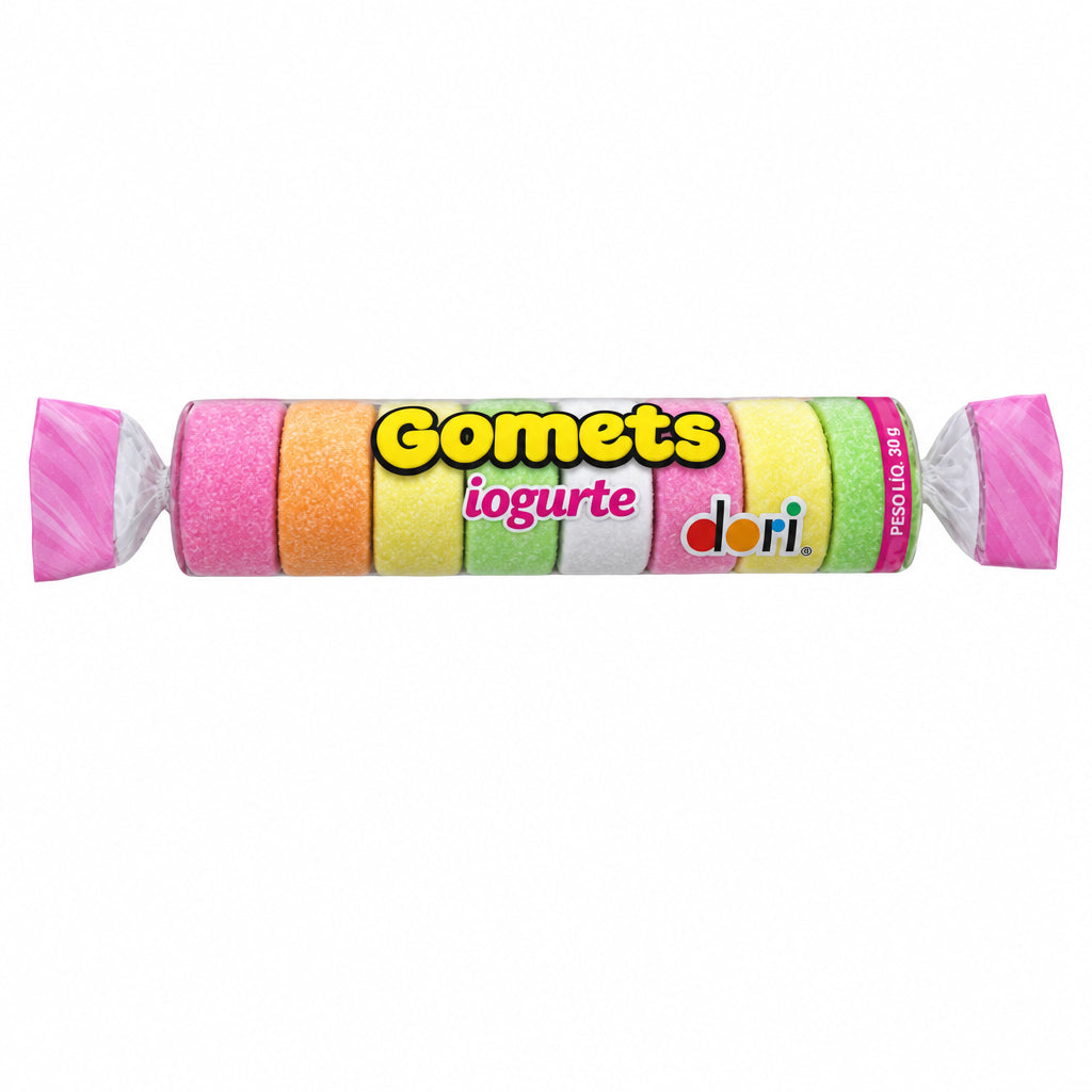 Bala Goma Tubo Yogurte C/30 de 32g