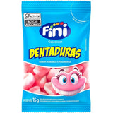 Bala de Gelatina Fini Dentaduras C/12 de 15g