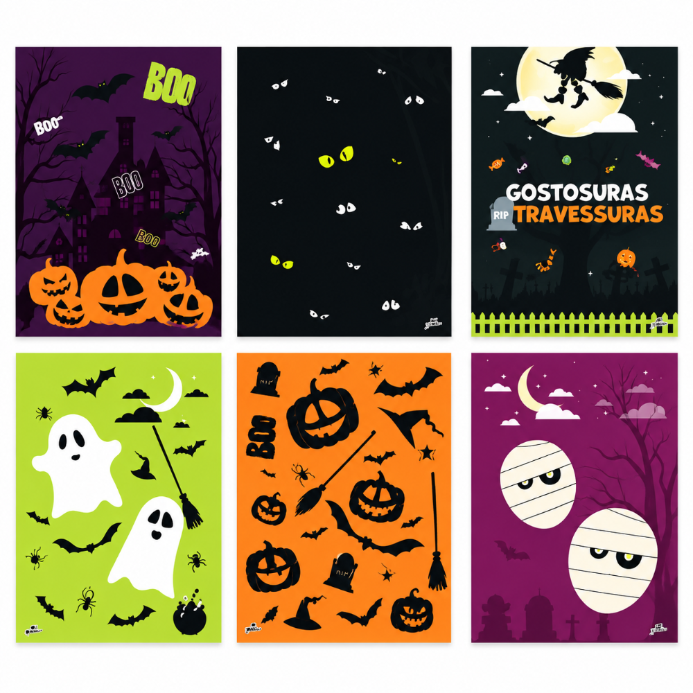 Quadrinhos de Halloween C/6