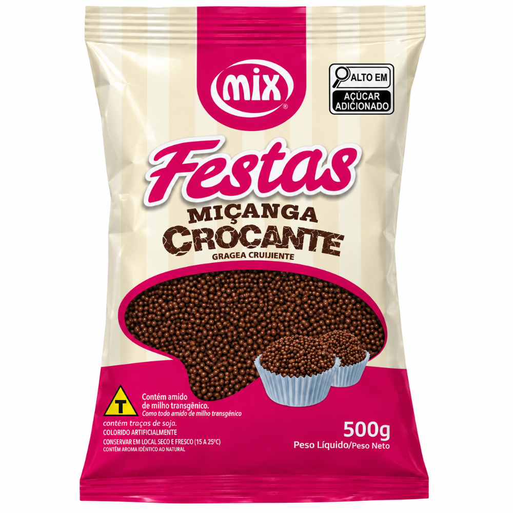 Confeito Miçanga 500g Brigadeiro