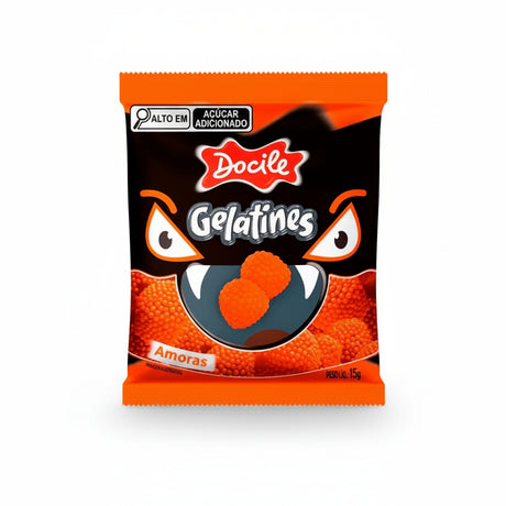 Bala Gelatina Mini Amoras C/12 de 15g