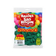Balão Sao Roque Redondo Número 07 Verde Folha C/50