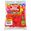 Balão Sao Roque Red Número 7 Vermelho C/50