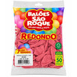 Balão Sao Roque Redondo Número 7 Rose C/50