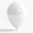 Balão Número 05 Perolizado Branco C/50
