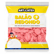 Balão Número 9 Liso C/50 Rose
