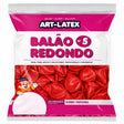 Balão Liso Número 5 C/50 Vermelho