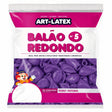 Balão Número 05 Liso C/50 Roxo