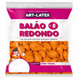 Balão Número 5 Liso C/50 Laranja