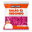Balão Número 7 Liso Buffet C/50 Rosa Maravilha