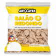 Balão Liso Número 9 Areia C/25