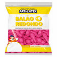 Balão Liso Rosa Maravilha Número 9 C/50