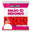Balão Número 5 Liso C/50 Vermelho Rubi