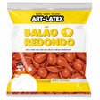 Balão Número 9 Liso C/50 Laranja Terra