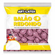 Balão Número 9 Liso C/50 Rosa Cravo
