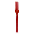 Garfo Linha Forte Vermelho Pérola C/20