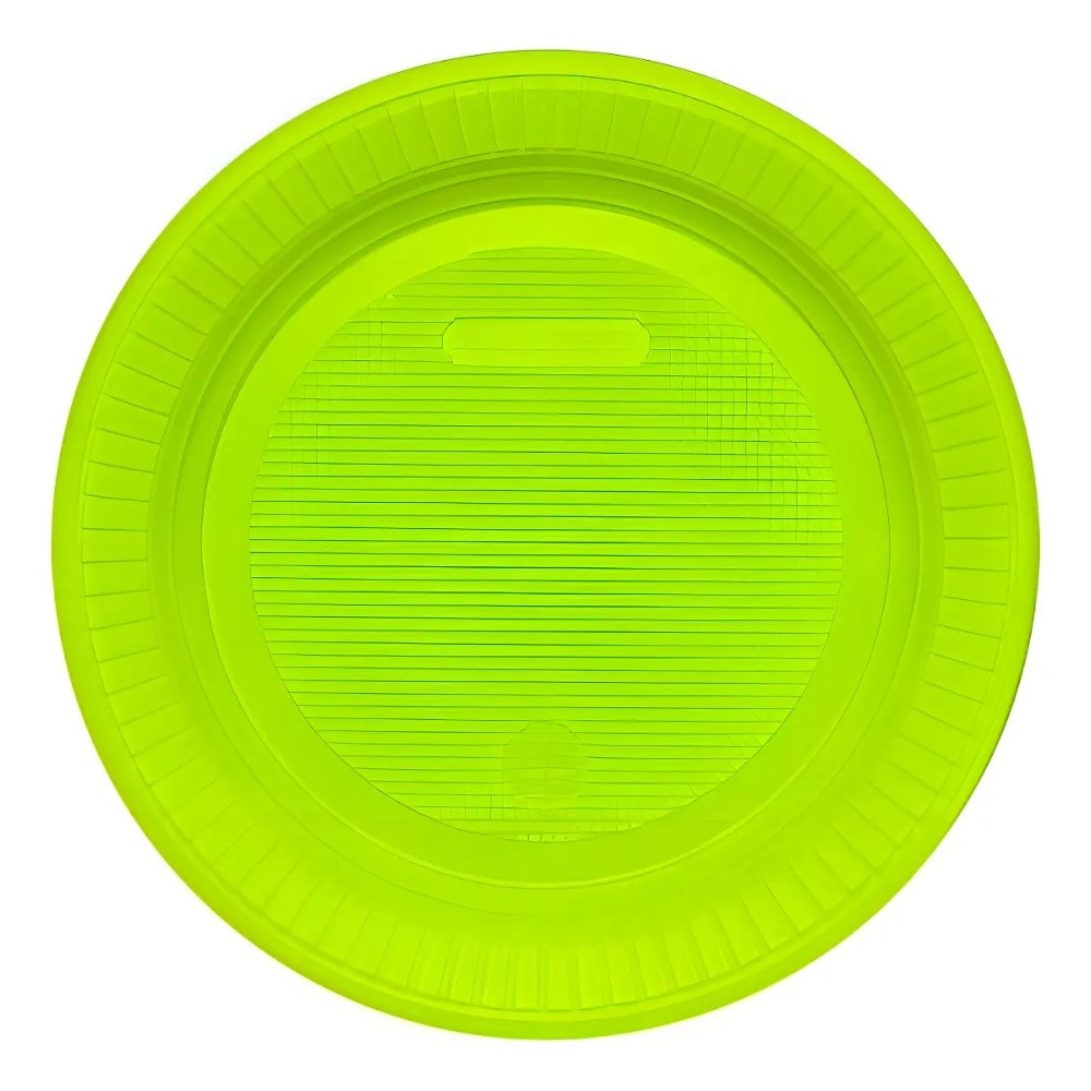 Prato 18Cm Verde Limao C/10 Bello