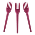Garfo Sobrem Fucsia Perolado C/50 Bello
