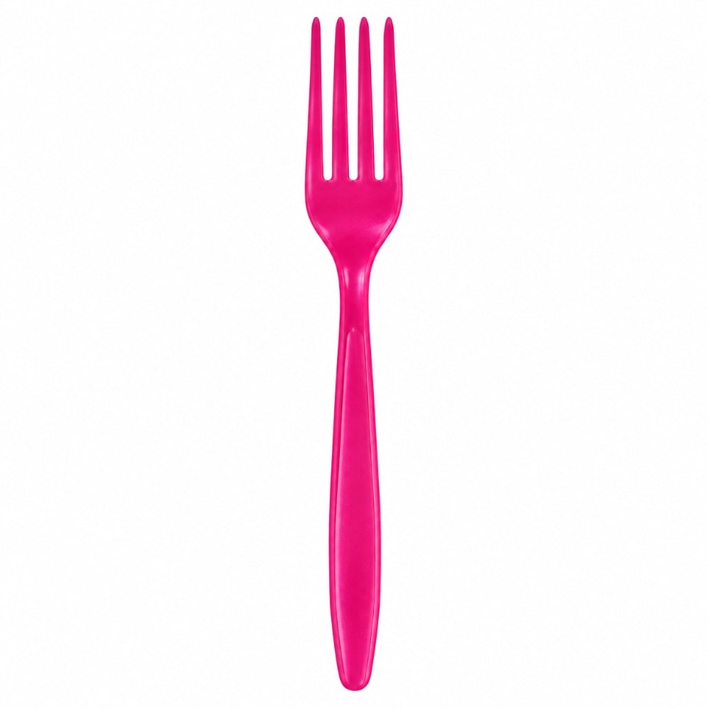 Garfo Linha Forte Fucsia Perolado C/20