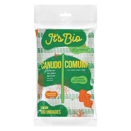 Canudo Bio Cristal Sache 5Mm C/100 Garra