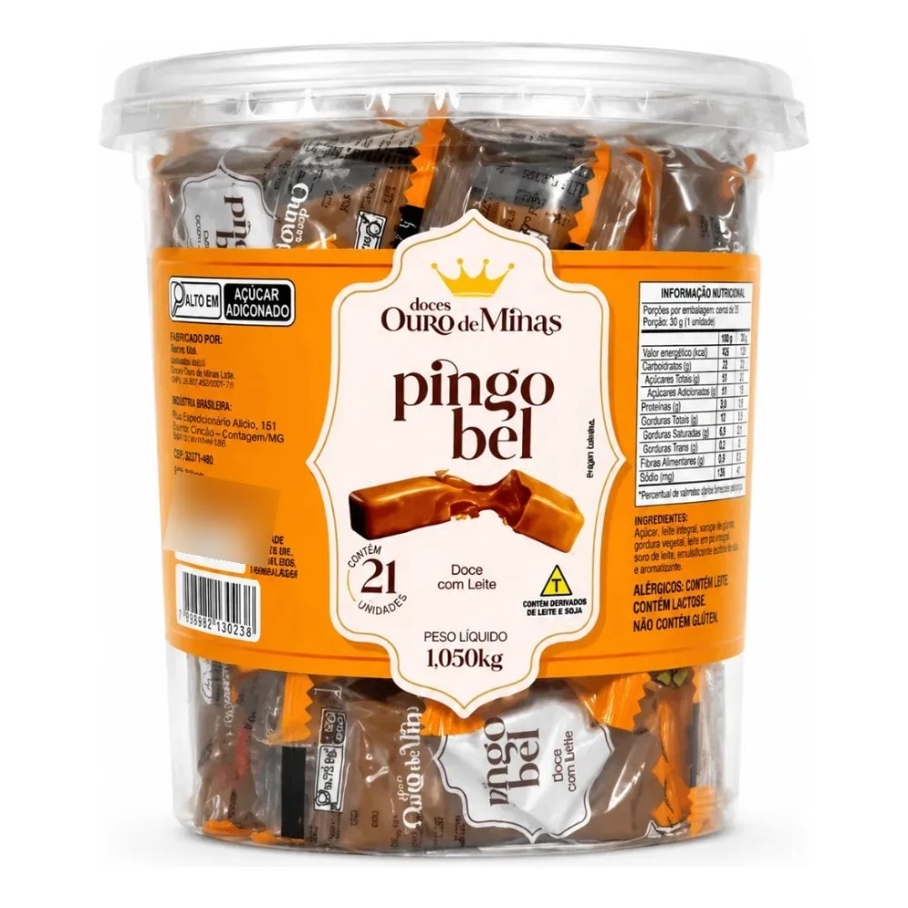 Doce Leite Pingo Bel 21X50G