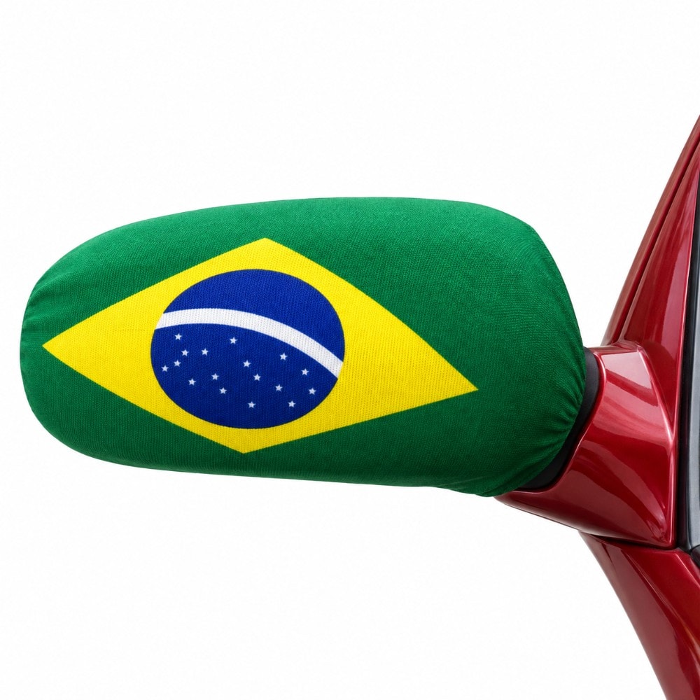 Bandeira do Brasil para Espelho Retrovisor C/2