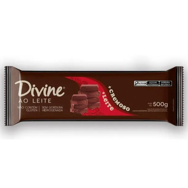 Cobertura Barra 500G Ao Leite Divine