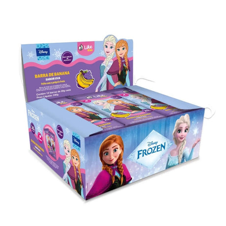Barrinha Like Kids Frozen Banana Uva 12X20G