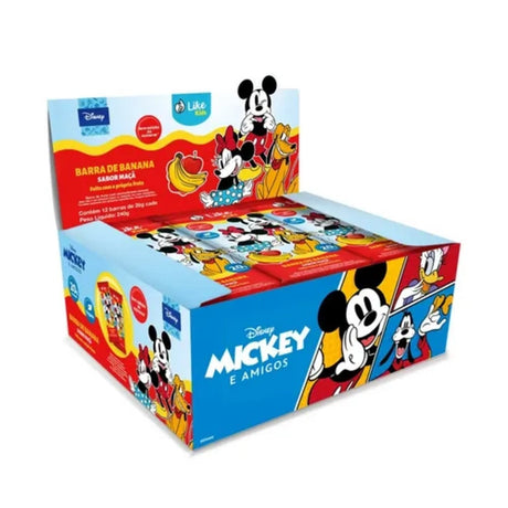 Barrinha Like Kids Mickey Banana Maçâ 12X20G