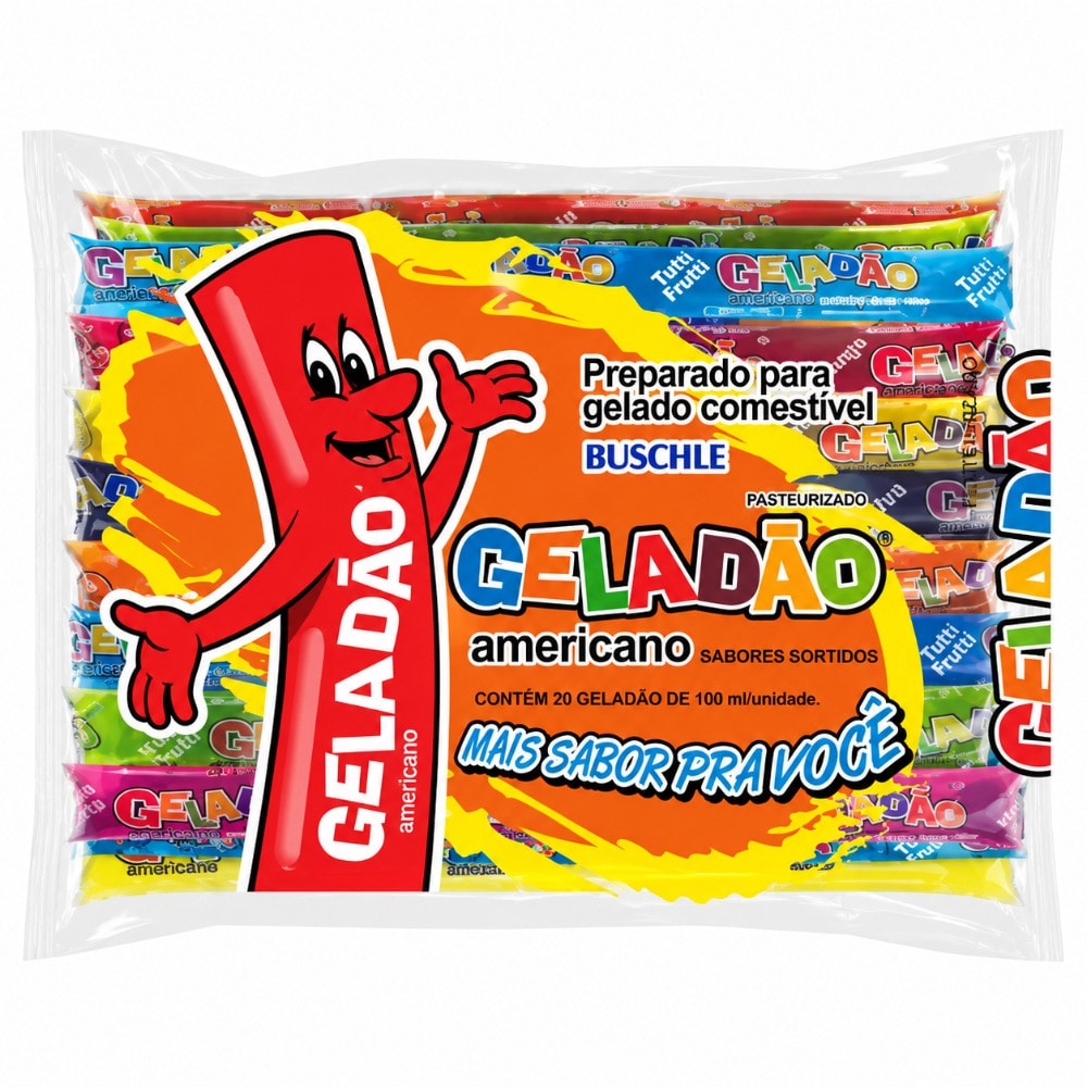 Geladão Preparado 20x100ml Pacote