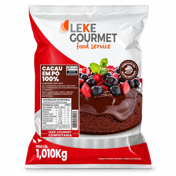 Cacau em Po 100% Leke 1,010G