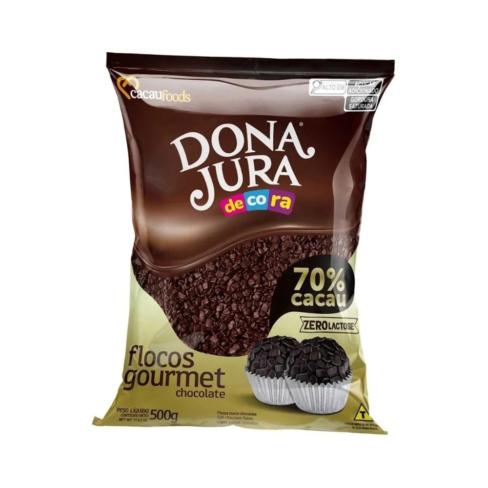 Flocos Gourmet 70% Cacau 500G