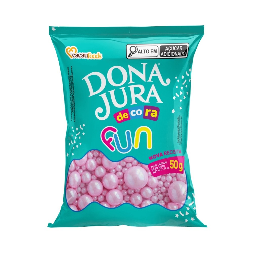 Confeito Decora Fun Rose Mix 50Gr