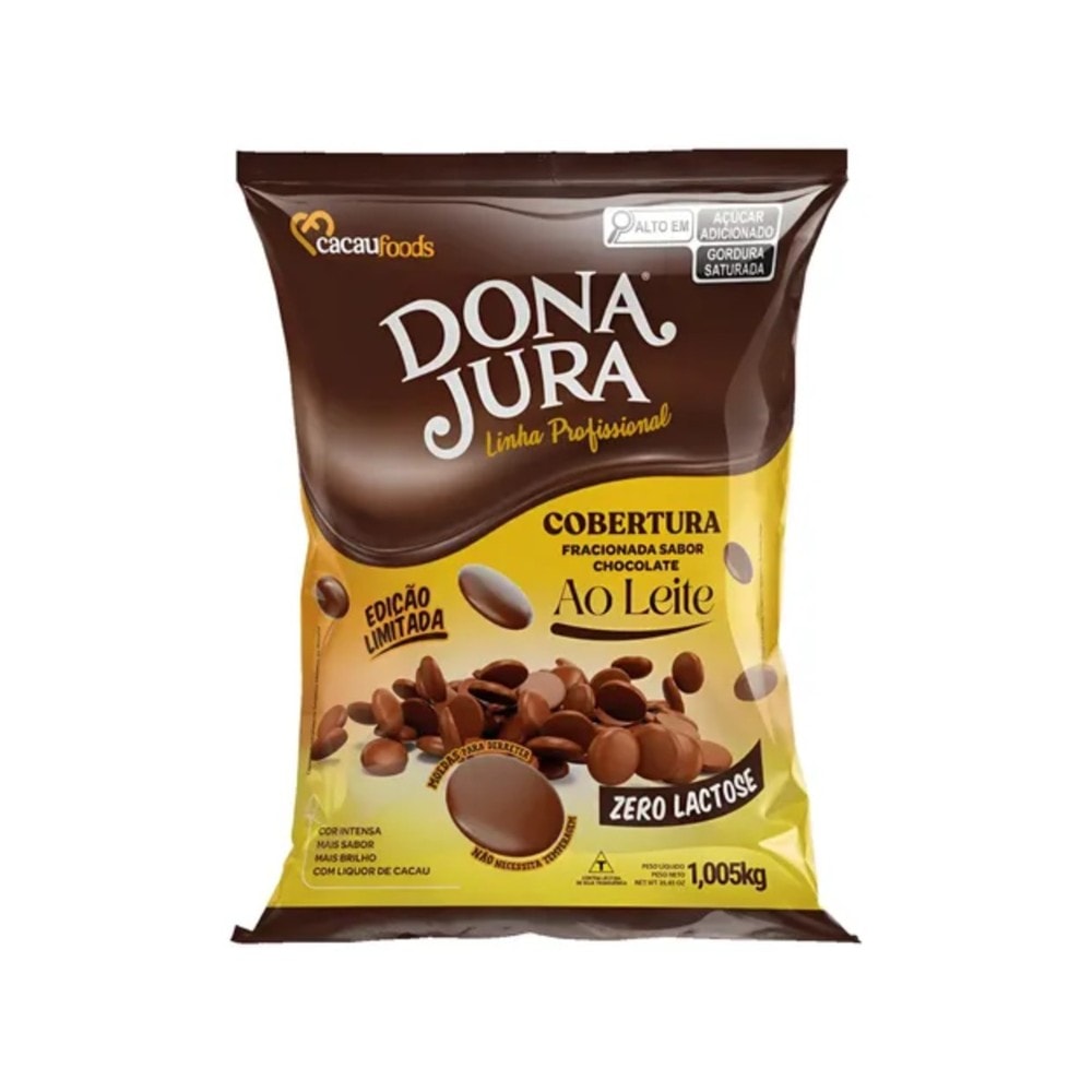 Cobertura Gotas Zero Lactose Ao Leite 1K