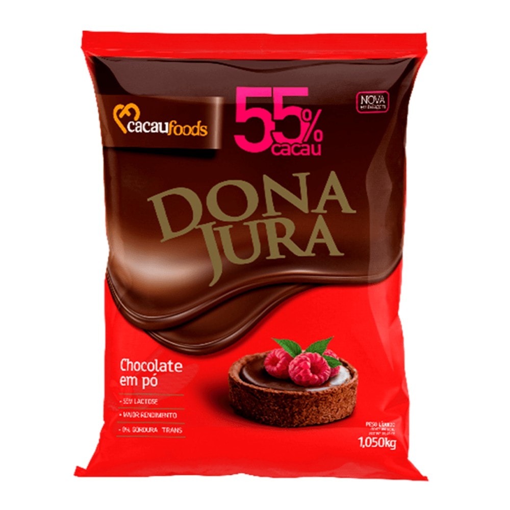 Chocolate Po 55% Cacau Dona Jura 1Kg