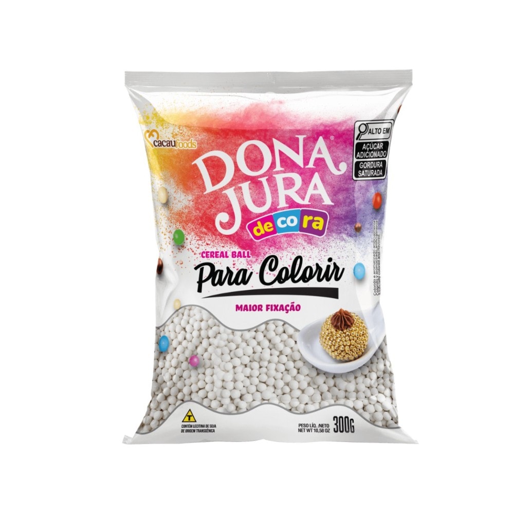 Micro Cereal Crocante Para Colorir 300Gr