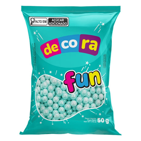 Confeito Decora Fun Blue Big 50Gr
