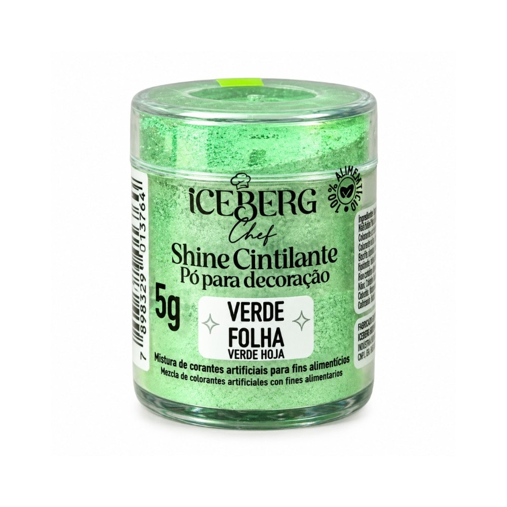 Corante Po Cintilante 5G Verde Folha