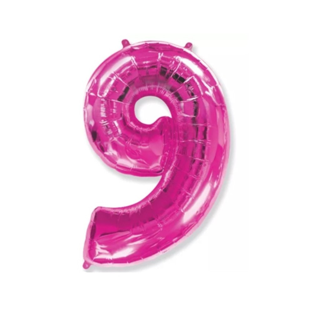 Balao Met Rosa Pink 1M N.9