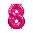 Balao Met Rosa Pink 1M N.8