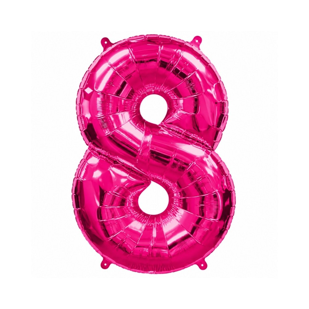 Balao Met Rosa Pink 1M N.8