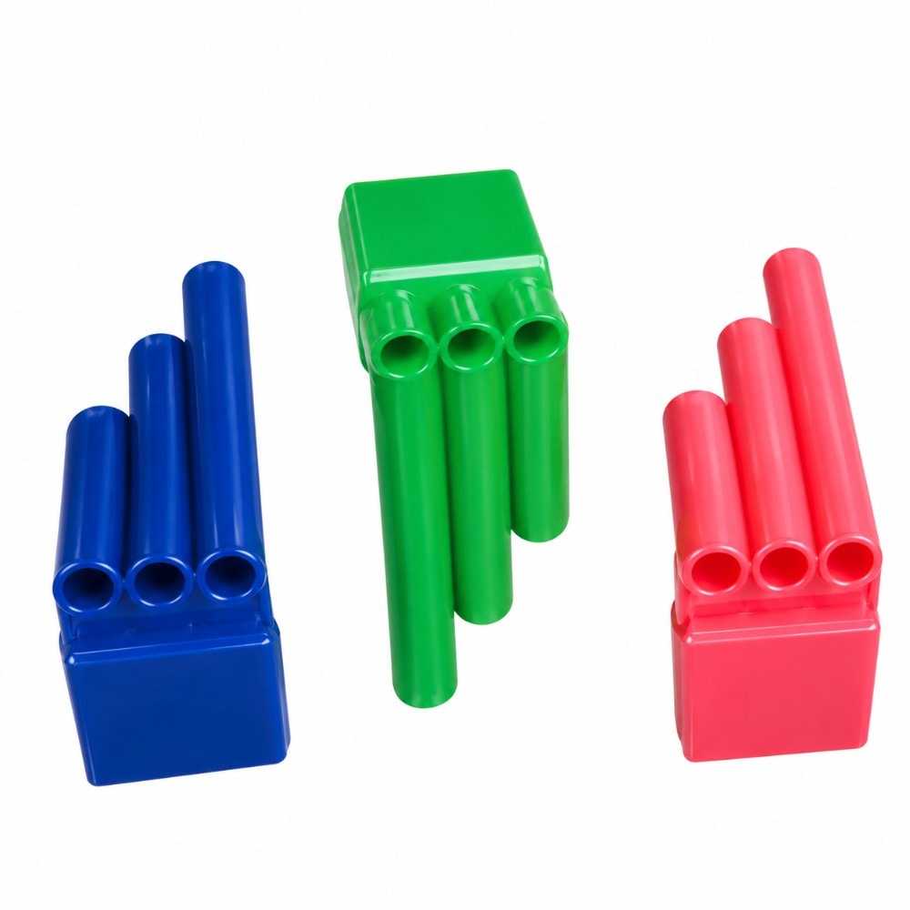 Mini Brinquedo Apito Tres Furos C/25