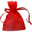 Saquinho Organza 9X12Cm Vermelho C/12