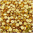 Adesivo Meia Perola 5Mm Irizado Ouro
