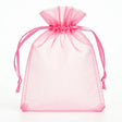 Saquinho Organza 15X20Cm Rosa C/12