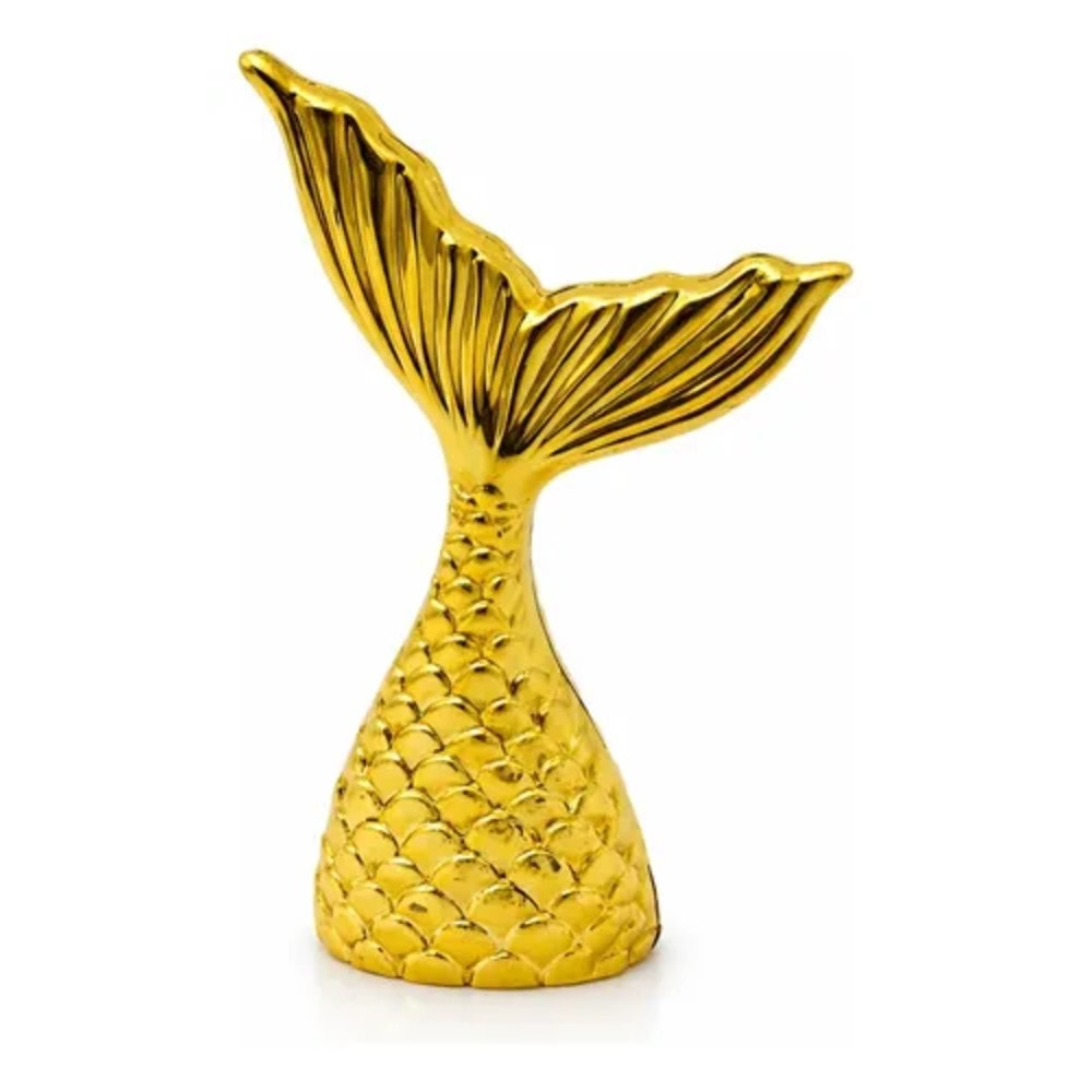 Caixa Cauda Sereia Dourado C/12