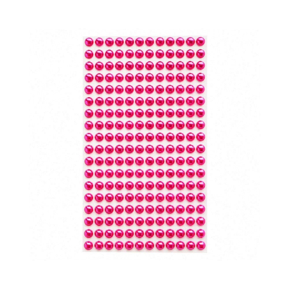 Adesivo Meia Perola 6Mm Rosa