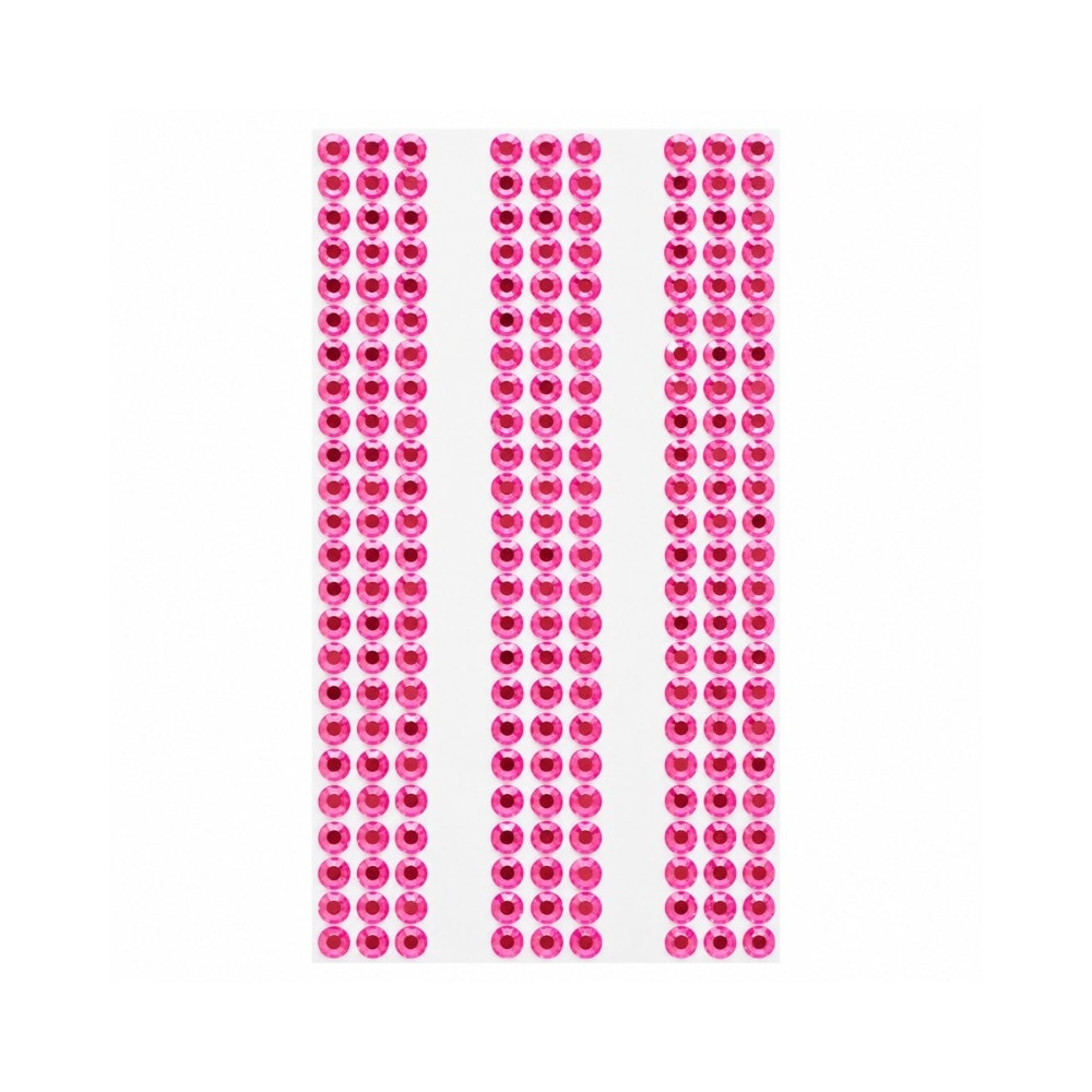 Adesivo Strass 6Mm Rosa