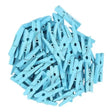 Mini Prendedor 25Mm Madeira C/24 Azul Claro